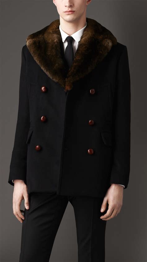 fake burberry peacoat|burberry men's coat outlet.